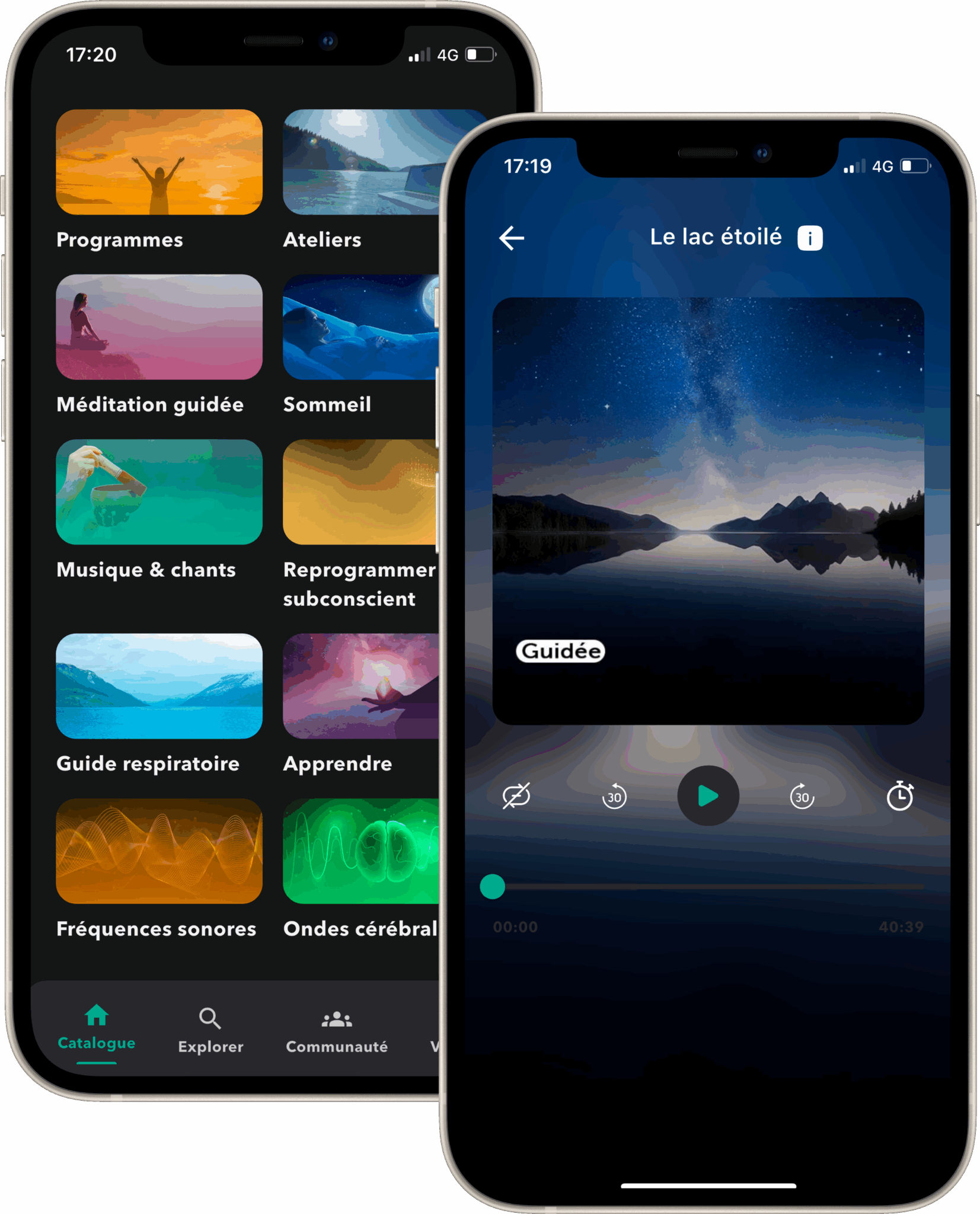 Application Gaia Meditation | iOS et Android | Smartphone & Tablette