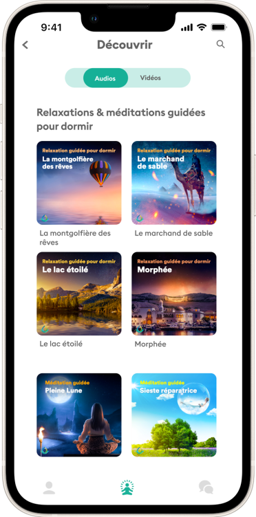 App Gaia Meditation - Section Site